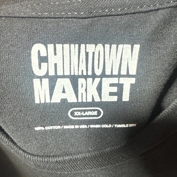 Chinatown Market Rhinestone Tee-XXL - Picture 5 of 5